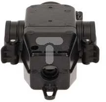 Orno Rozgałęźnik Atsparus smūgiams ir purslams, IP44, 3 lizdai 2P+Z, 16A, 230V AC