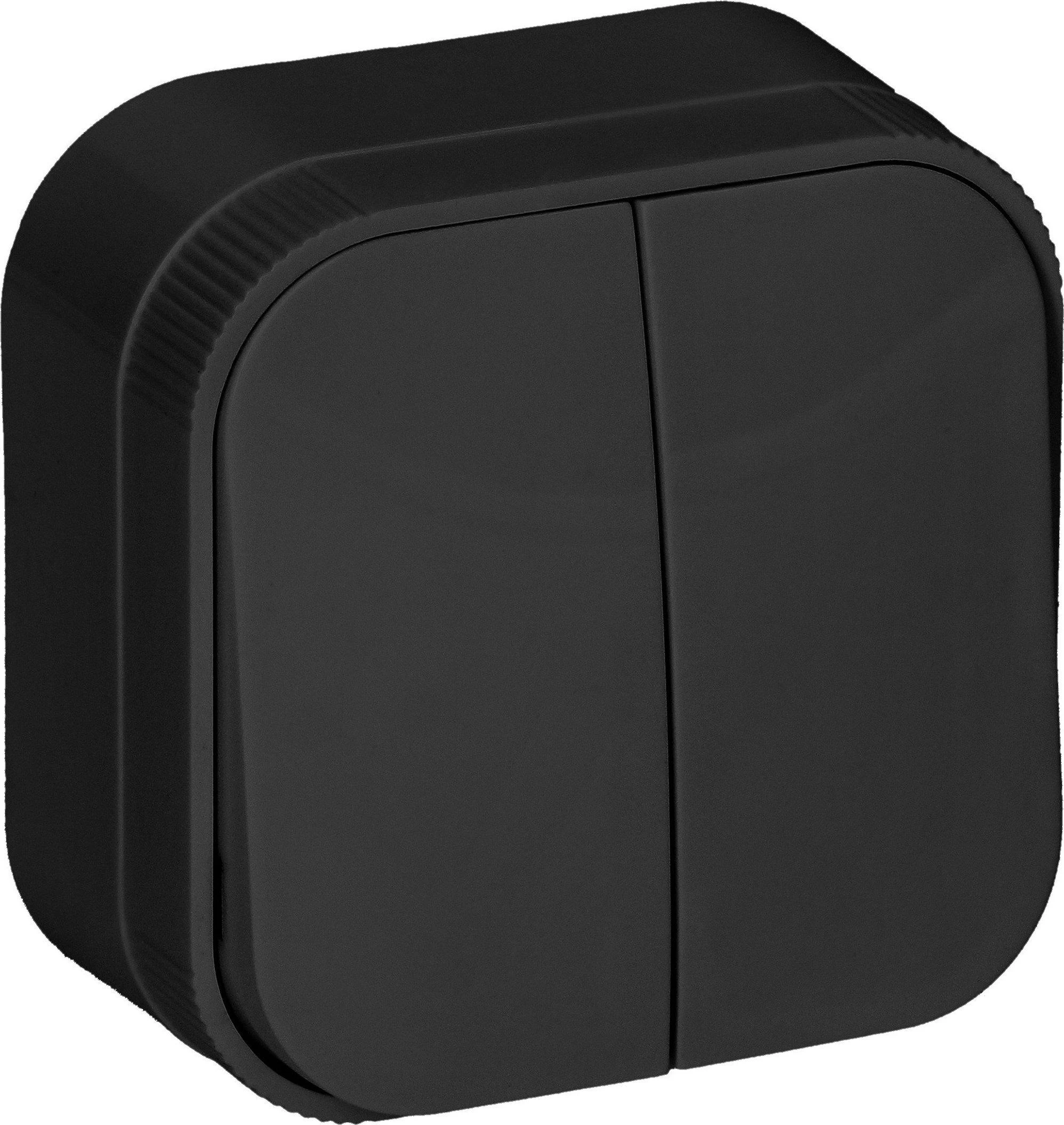 Sienis jungiklis Surface-mounted chandelier switch black IP20 ToDo Orno