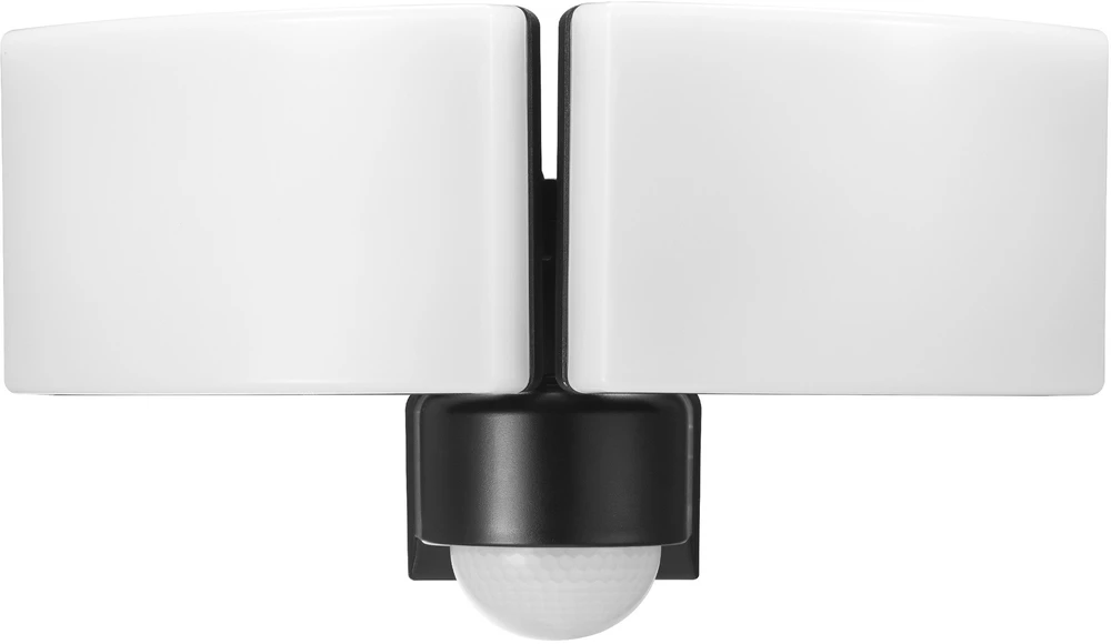 Orno TOS DUO LED 2x20W dvigubas sodo prožektorius su PIR, 2x1600lm, IP65, 4000K, PC, juodas