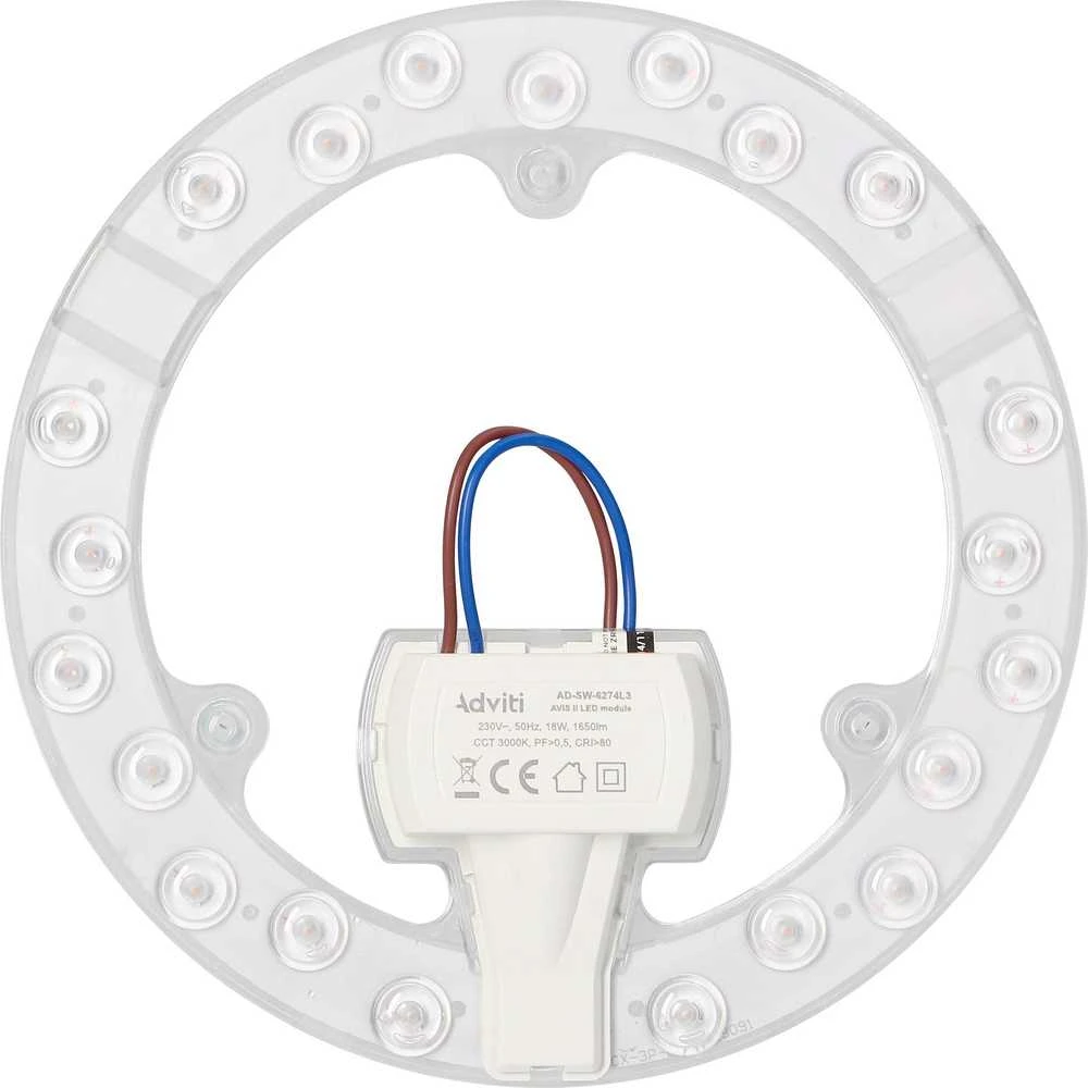 Orno AVIS II LED šviesos diodų panelė 18 W, 1650 lm, 3000 K, ? 176