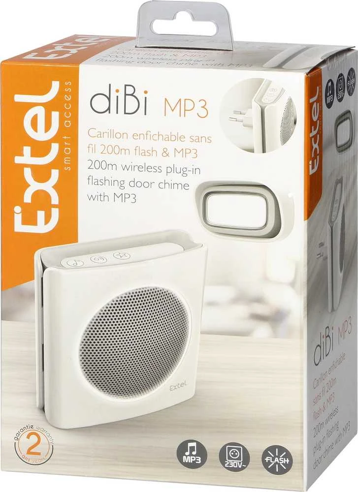 Orno Dzownek Belaidis durų skambutis 230V ~ EXTEL diBi MP3
