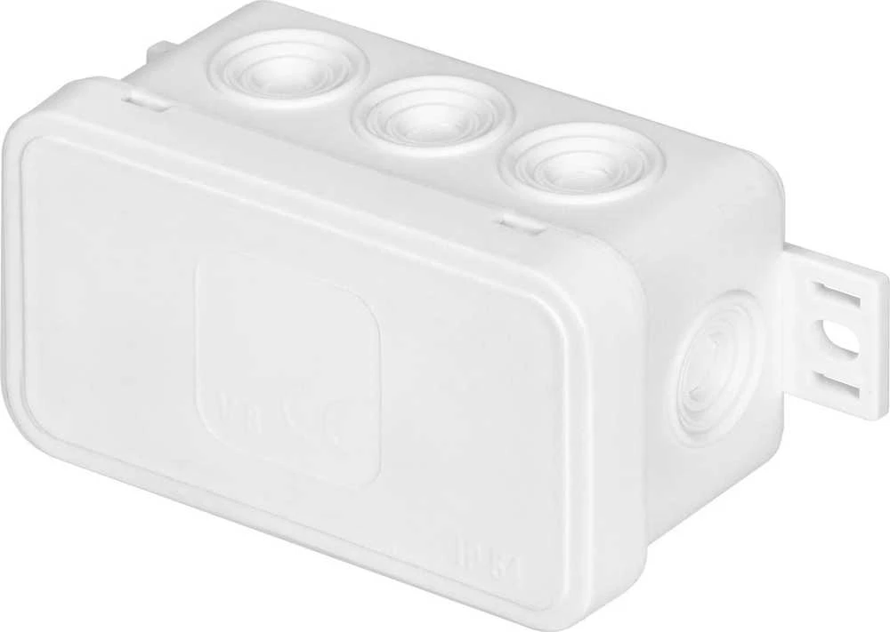 Orno Puszka CLICK skirstomoji dėžutė, IP54, 8 įvadai, 80x45x41mm, balta