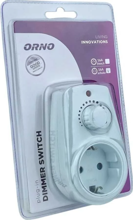 Orno Dimmer su Schuko 2880 maitinimo lizdu