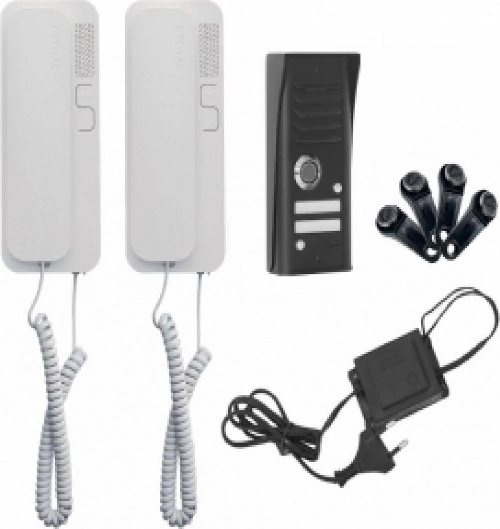 Orno ORN INTERCOM CYFRAL COSMO 2-TENANT Juodas