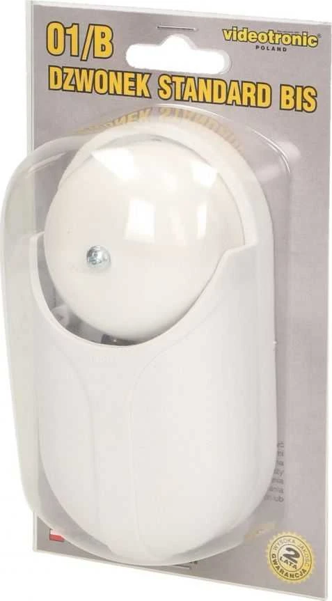 Orno Dzwonek Vieno tono elektromechaninis skambutis STANDARD BIS (dubuo) 230V, baltas