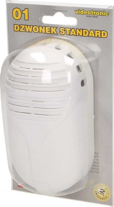 Orno Vieno tono elektromechaninis durų skambutis STANDARD 230V, baltas