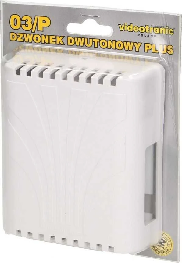 Orno Dzwonek Dviejų tonų elektromechaninis skambutis PLUS 8V, baltas
