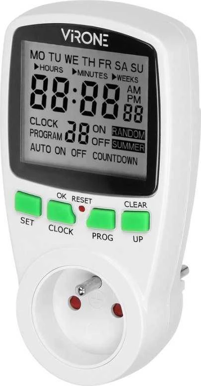 Orno Elektroninis Elektroninis laikmatis su LCD ekranu