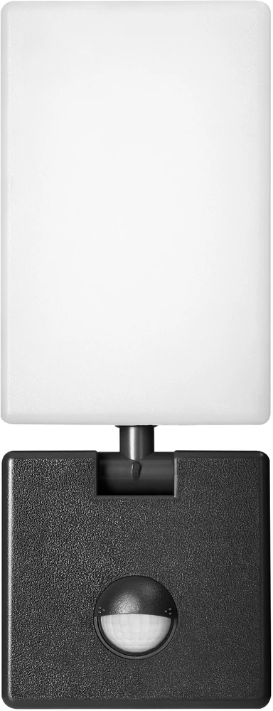 Orno ENID LED 10W, sodo šviestuvas su PIR judesio jutikliu, 800lm, IP65, 4000K, juodas