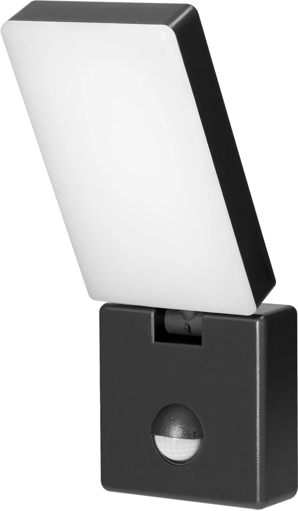 Orno ENID LED 10W, sodo šviestuvas su PIR judesio jutikliu, 800lm, IP65, 4000K, juodas
