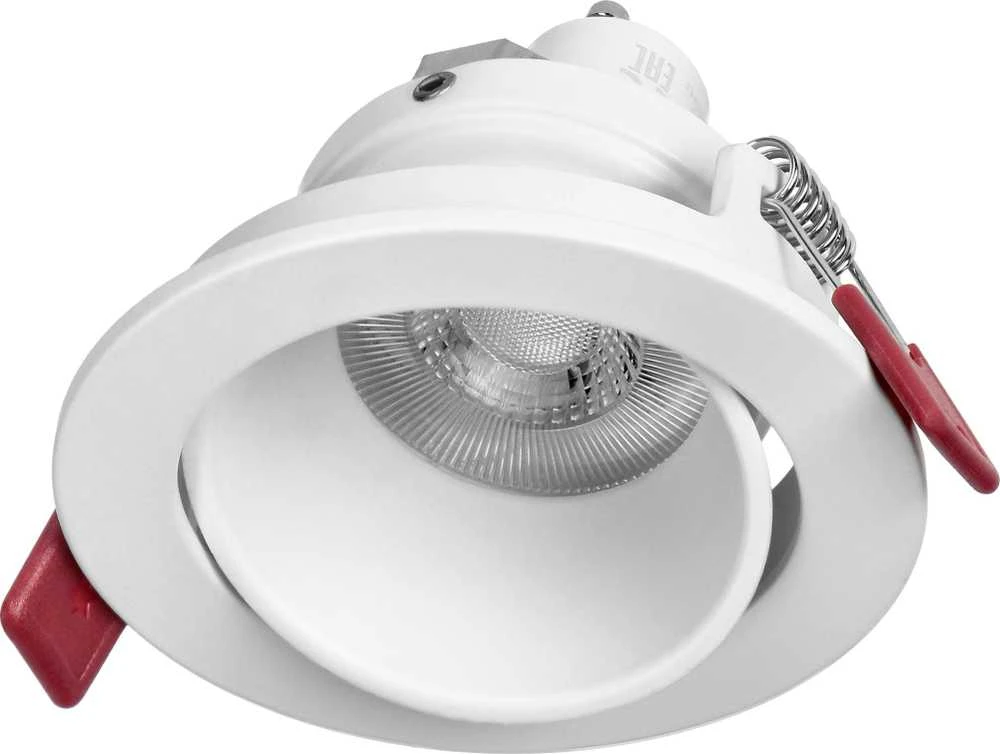Orno FONDI RC dekoratyvinis prožektoriaus rėmelis, MR16/GU10, maks. 50 W, apvalus, fiksuotas, aliuminis, baltas