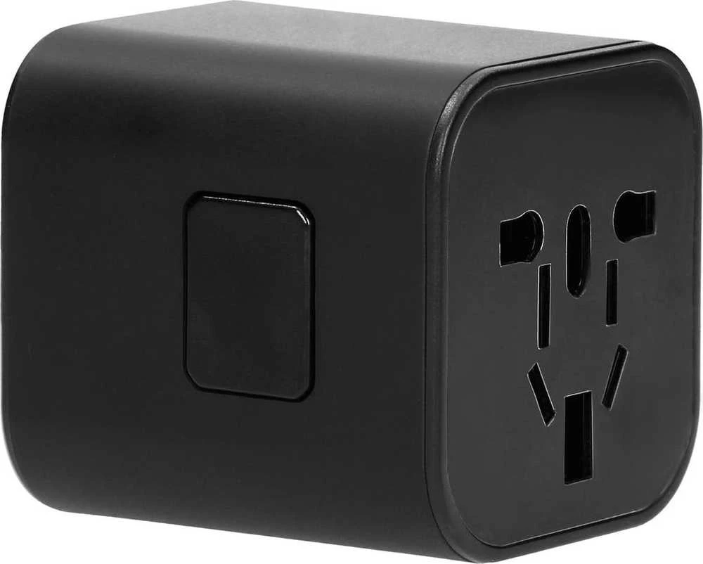 Juodas kelioninis adapteris TA-1