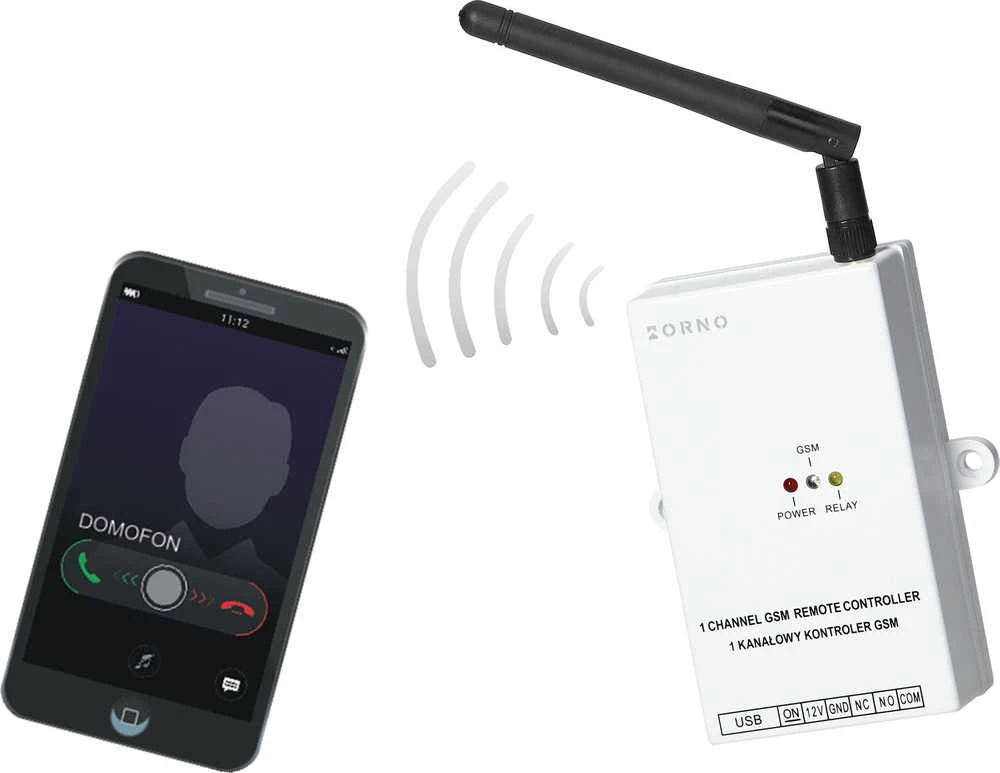 Orno Kontroler GSM vartų valdiklis su USB prievadu, 4G