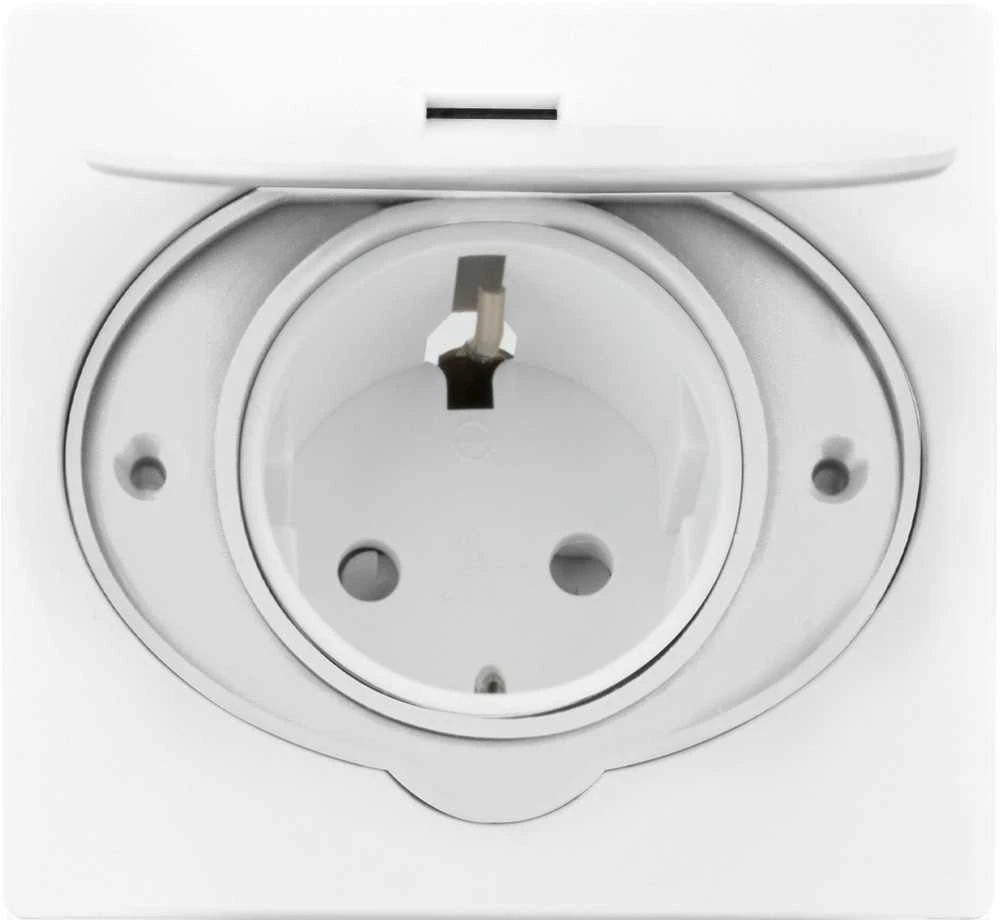 Orno Hermetyczne Hermetiškas elektros lizdas, IP44, 1x2P+Z (Schuko), baltas