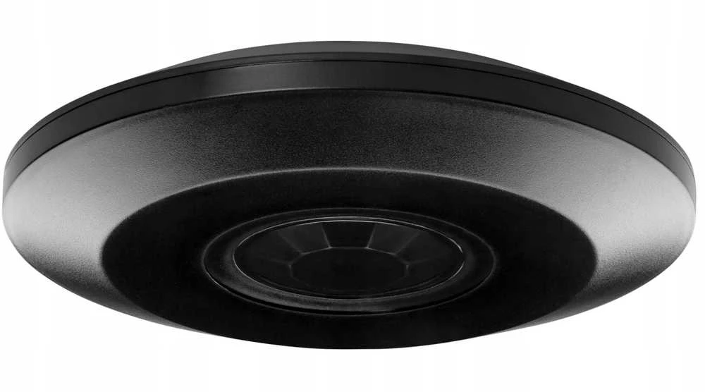 Orno Czujnik 360 laipsnių judesio jutiklis IP20, 2000 W, itin plokščias - 2,5 cm, juodas