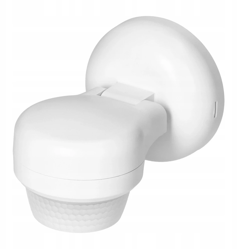 Orno Czujnik 360 laipsnių judesio jutiklis, IP65, 1200 W, maks. veikimo nuotolis 24 m, baltas