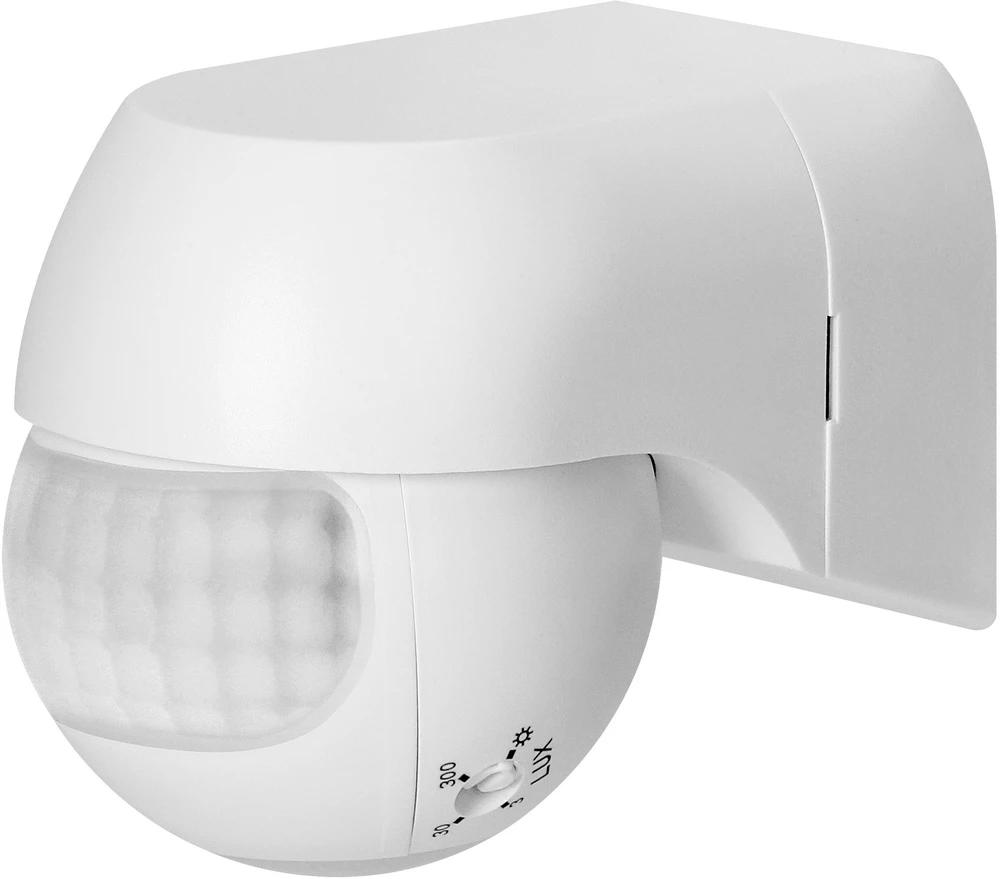 Orno Czujnik Judesio jutiklis 180° IP44, 800W, maks. 15m, mini, baltas