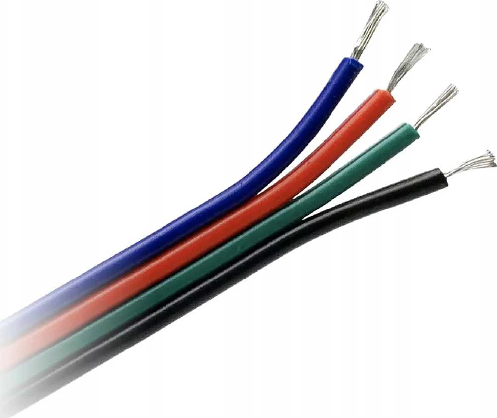 Orno Przewód, RGB LED juostų kabelis, 4x0.35mm2, 25m