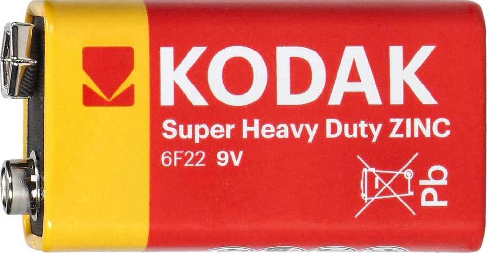 Orno Baterie „Kodax“ cinko itin sunkios 9 V R9 baterijos, 1 vnt. folijos