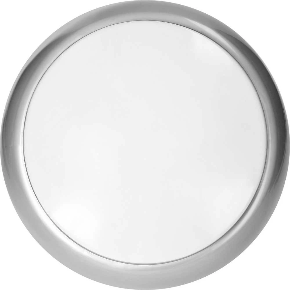 Lubinis šviestuvas Orno KOKO šviestuvas 2xE27 su PIR judesio jutikliu, 2x40W, sidabro-polipropileno, matinis gaubtas-polikarbonatas, IP44, IK10