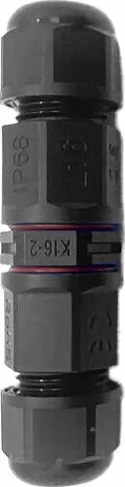 Orno Konektor Tiesus kabelinis jungiklis su greito prijungimo jungtimi IP68 MINI 2x1.5mm2, 400V/16A,