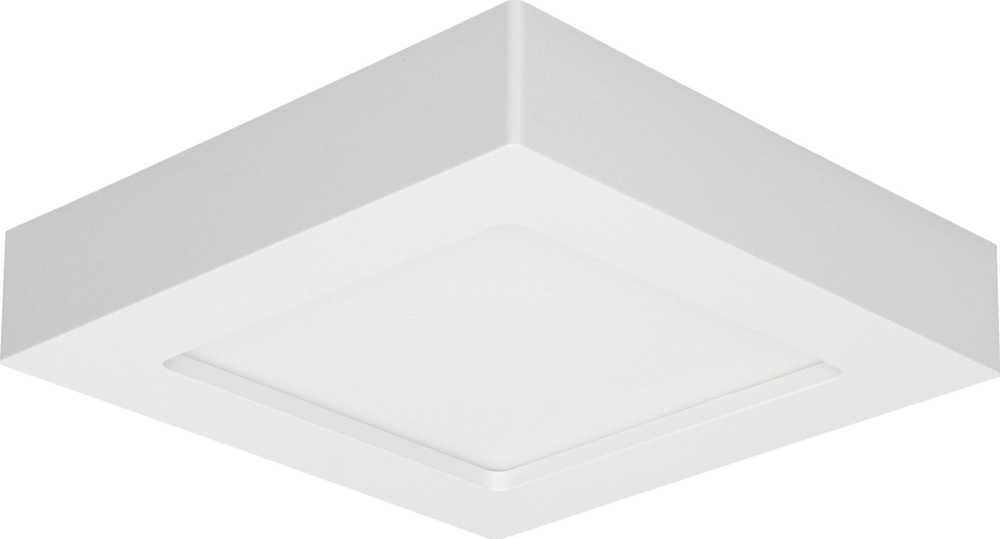 Orno LETI LED 12W, apatinis šviestuvas, montuojamas ant paviršiaus, kvadratinis, 860lm, 4000K, baltas, įmontuotas LED maitinimo šaltinis