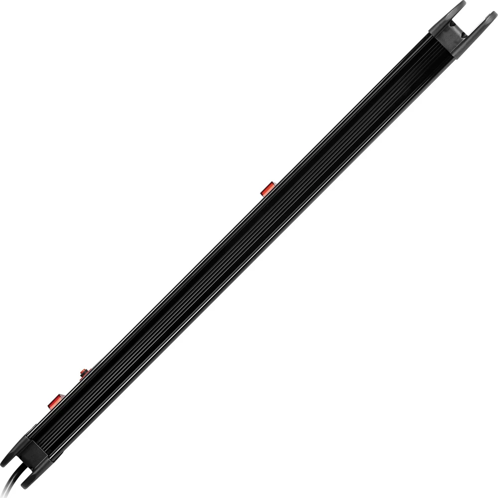Orno Listwa Ilgintuvas, 10 lizdų 2P+Z, laidas 3x1,5mm2, ilgis 1,5m, 2x apšviečiami dvipoliai jungikliai, šiluminė apsauga. 16A/230 VAC, juodas