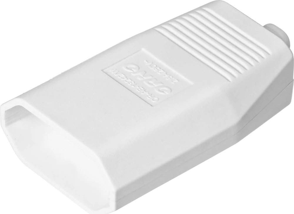 Orno Lizdas Plokščias lizdas be įžeminimo, 2,5 A, 250 V, baltas polikarbonatas, 1 vnt.