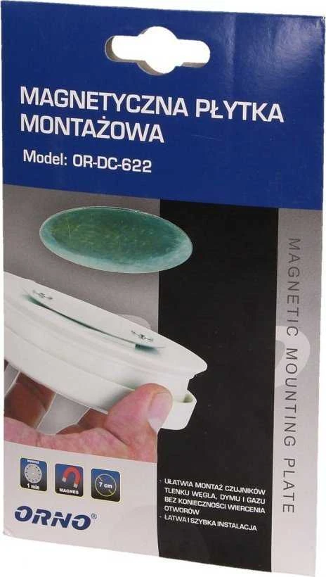 Orno Magnetyczna Magnetinė tvirtinimo plokštė dūmų, anglies monoksido ir dujų detektoriams