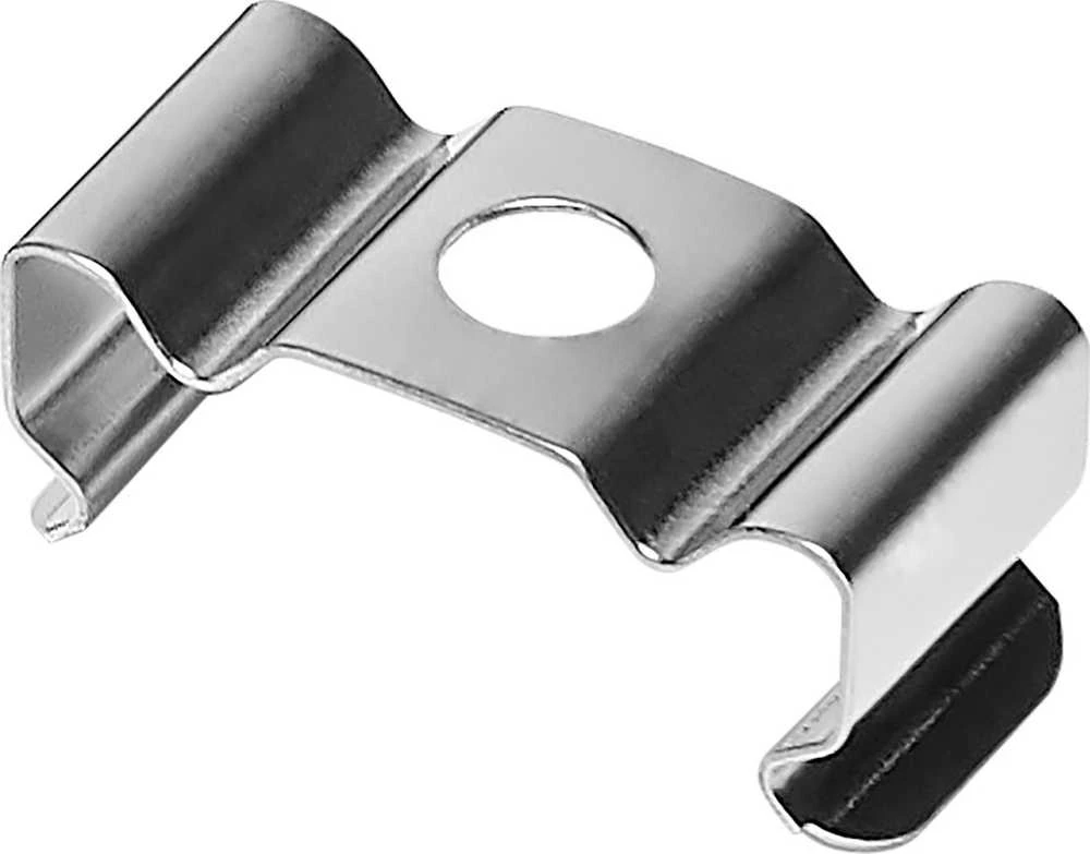 Orno Metalowy Metalinis spaustukas, skirtas montuoti paviršinius profilius iš AD-LP-6506 serijos ir įleidžiamus profilius iš AD-LP-6505 serijos