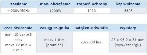Orno Mikrofalowy Mikrobanginis judesio jutiklis su išoriniu prieblandos jutikliu, 360 laipsnių, IP20, 1200 W