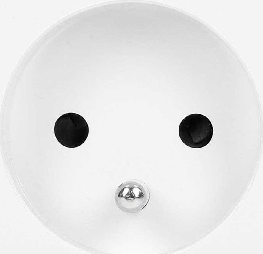 Orno NOEN FR, gniazdo modułowe 45x45mm 1x2P+Z, typ E french, 16A 250V, balta