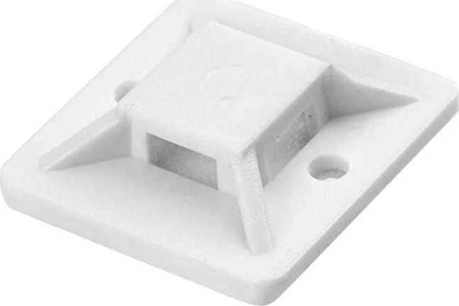 Orno Laikiklis Lipnus kabelių raištelių laikiklis, 20x20 mm, baltas, 10 vnt.