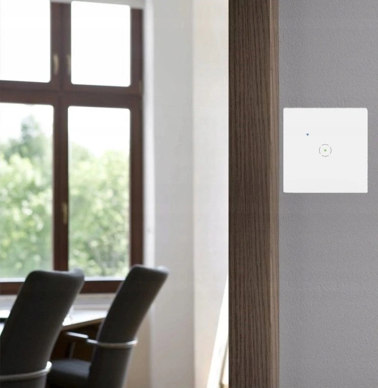 Orno Włącznik „Tuya Smart Home“ vieno įleidžiamo Wi-Fi jungiklio, baltos spalvos
