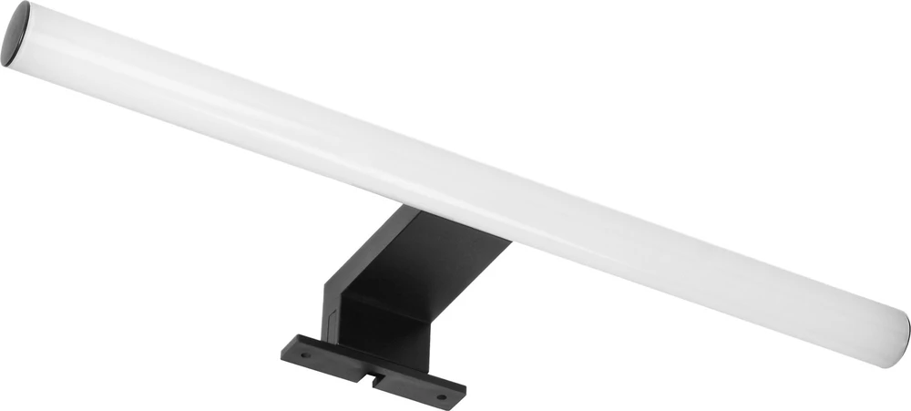Sieninis šviestuvas Orno PEEGEL LED 6W, veidrodinis šviestuvas, 540lm, 4000K, ilgis 40 cm, plastikas + akrilas, juodas
