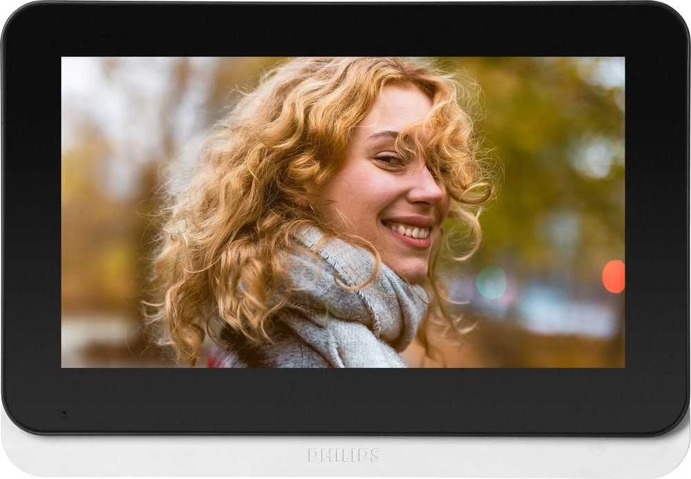 Orno „Philips WelcomeEye Connect 3“ vaizdo domofono komplektas, 2 laidų, 7 colių „Wi-Fi“, jutiklinis ekranas, 3K, RFID