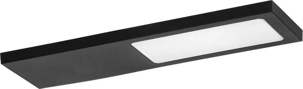 Orno PLANA LED šviestuvas po spintele 4W, 240lm, 4000K, juodas