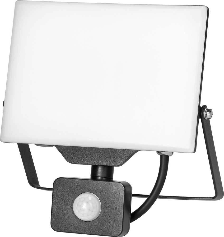 Orno PORTO S LED 50W prožektorius su PIR, 4000lm, IP44, 4000K, aliuminis + polikarbonatas