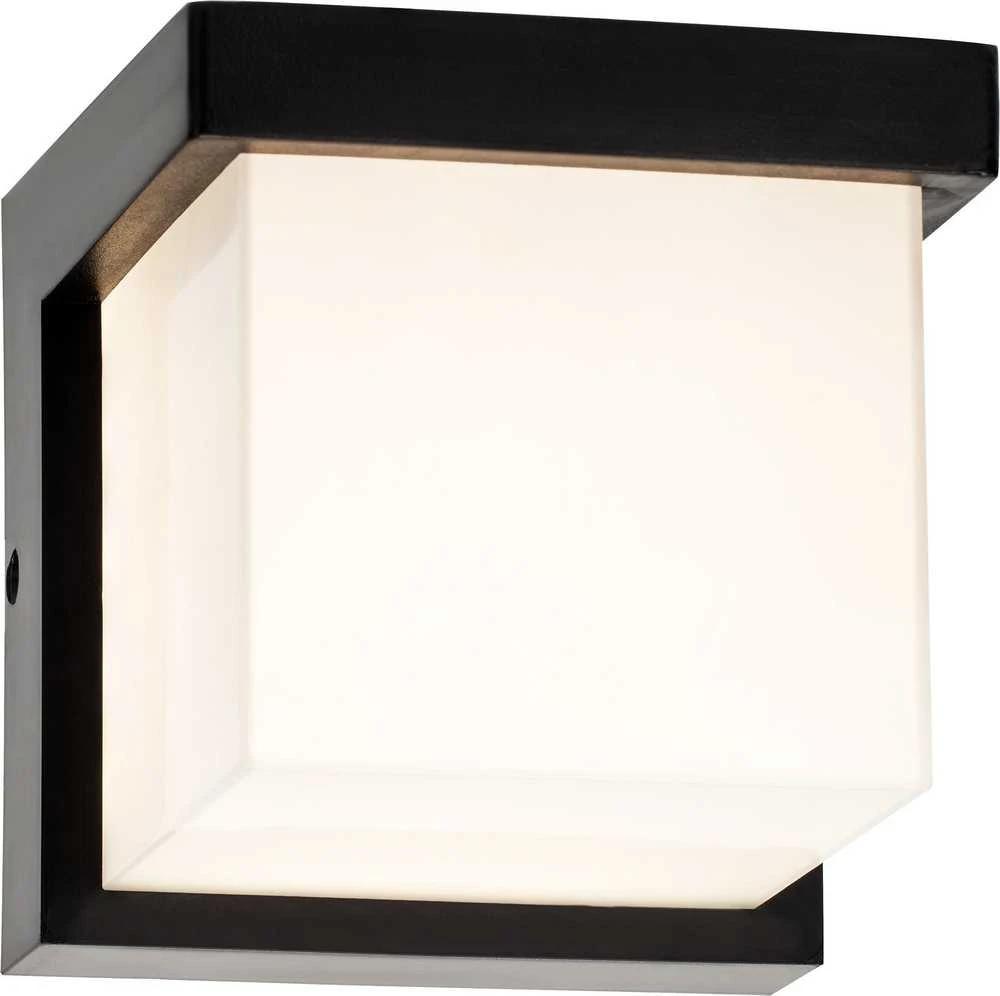 Sieninis šviestuvas Orno PROTEA LED 9W, sodo šviestuvas, 750lm, IP65, 4000K, juodas