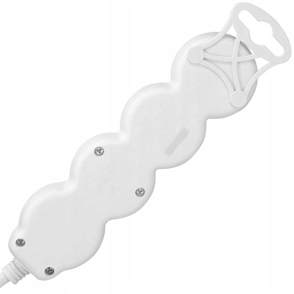 Orno Przedłużacz Prailgintuvas 3x2P+Z, ĮJUNGTA/IŠJUNGTA, 1,4m, 3x1mm², baltas