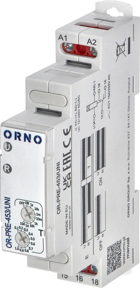 LAIKO RELĖS MODULIS OR-PRE-453/UNI ORNO