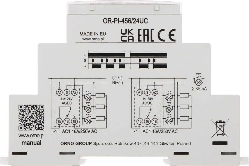 SIŲSTUVAS OR-PI-456/24UC ORNO