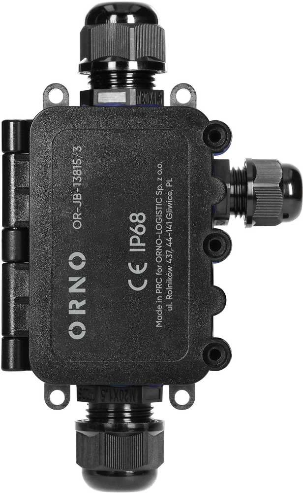 Orno Puszka Dėžutė be tvirtinimo HD IP68, 0,75–4,0 mm?, 2 M20 riebokšliai, 1 M16 riebokšlis
