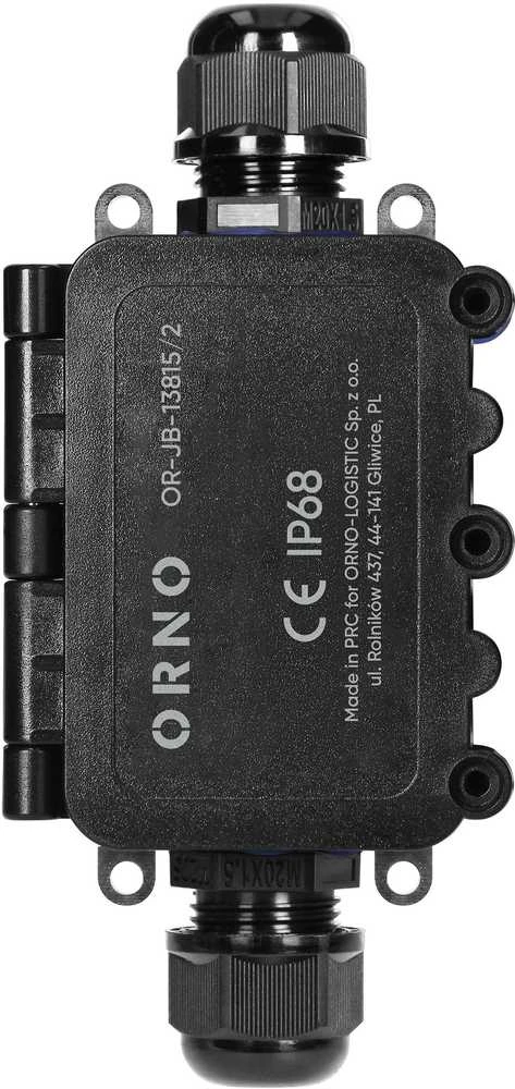 Orno Puszka Dėžutė be jungties HD IP68, 0,75–4,0 mm?, 2 M20 jungtys