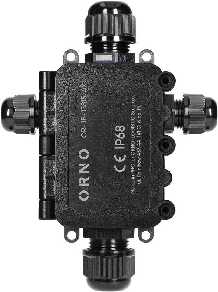 Orno Puszka Dėžutė be tvirtinimo HD IP68, 0,75–4,0 mm?, 2 M20 jungtys, 2 M16 jungtys, X išdėstymas