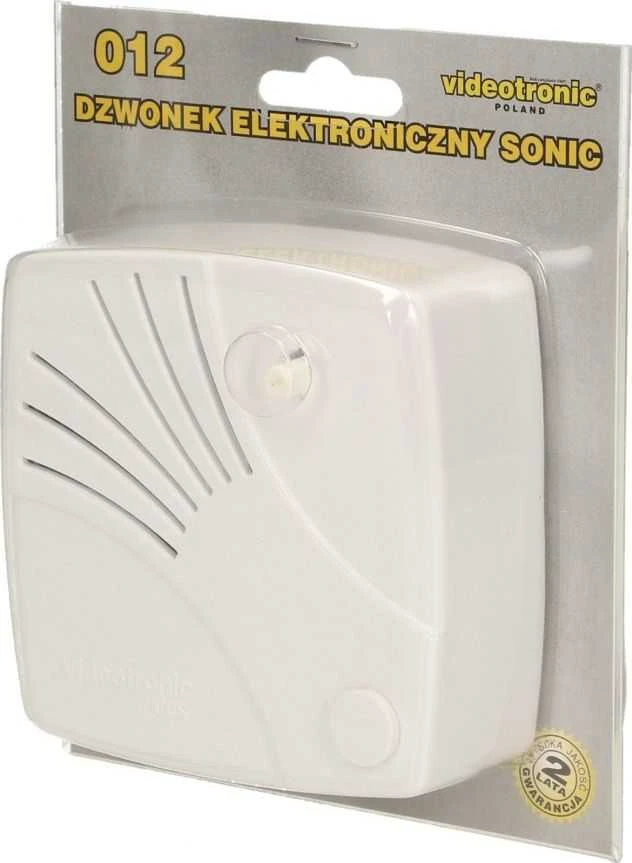 Orno Dzwonek Elektroninis dviejų tonų skambutis SONIC 230V, baltas