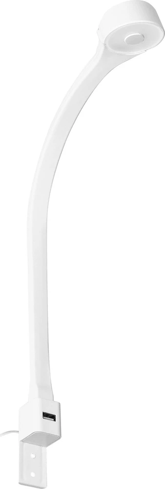 Orno TEO LED naktinė lempa, 1,8/7,5 W, 90 lm, 4000 K, su USB, balta