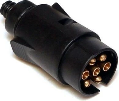 Orno Wtyczka Priekabos kištukas, plastikinis, 7 kontaktų, 12/24V