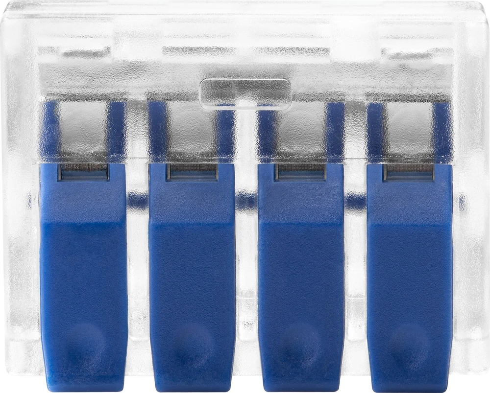 Orno Złączka 4 laidų kompresinė instaliacinė jungtis; bet kokiam 0,75–4 mm² laidui; IEC 450V/32A, 50 vnt.