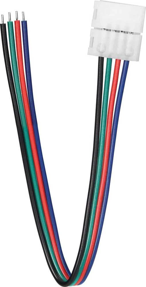 Orno Złączka RGB LED jungtis 10 mm, vienpusė, su laidu